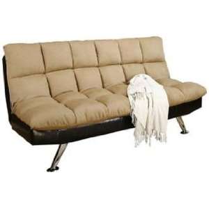  Dulce Klik Klak Tufted Leather Sofa Bed