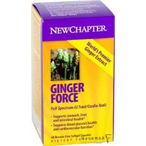    New Chapter GingerForce, 60 Softgel