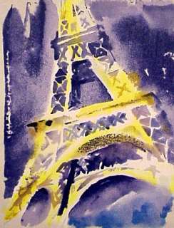LEROY NEIMAN PARIS SUITE EIFFEL TOWER NOTRE DAME 7/14  
