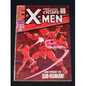  X Men #41 Silver Age Marvel 1968 Comic Book: Everything 