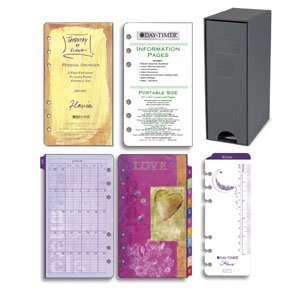  Day Timer Portable Flavia 2 Per Page Week Refill, Starts 