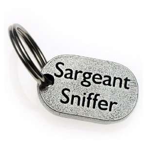  Sargeant Sniffer Designer Pewter Personalized Dog Collar 
