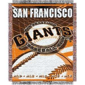 SF Giants Woven MLB Throw   48 x 60 