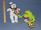   ~ 2011 STAY PUFT MARSHMALLOW MAN & SLIMER PLUSH SET ~ MED. SIZE~NWT