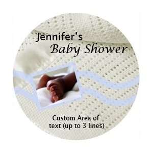  Style 10277 Baby Feet Baby Shower Label Circle/Round 