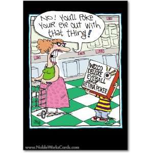  Funny Mothers Day Card Poke Your Eye Out Humor Greeting 