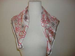 COLLECTION XIIX WHITE SCARF HEAD WRAP RED BLUE SKETCHES  