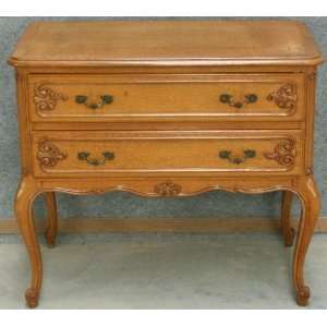   French Country Louis XV Chest of Drawers Table