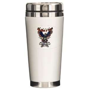  Ceramic Travel Drink Mug POWMIA The Blood Of Heroes Never 