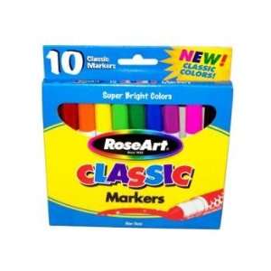  Roseart Classic Super Bright Markers 10CT   14 PACK 
