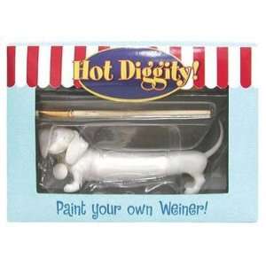  Hot Diggity Dog Paint Your Own Weiner: Home & Kitchen