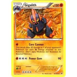  Pokemon   Gigalith (61)   BW   Noble Victories Toys 
