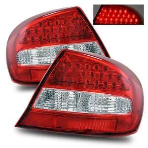    03 05 Chrysler Sebring Coupe Red/Clear LED Tail Lights Automotive