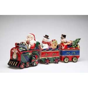  Christmas Parade Train Canister   S/3