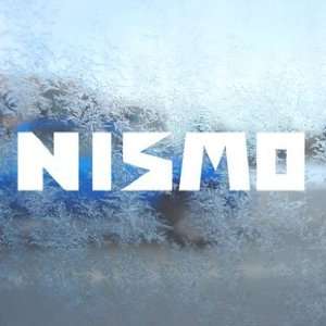  Nismo White Decal NISSAN Skyline Sentra 350z Car White 