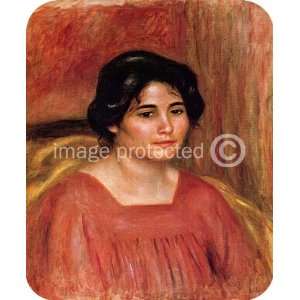  Renoir Art Gabrielle in a Red Blouse MOUSE PAD Office 