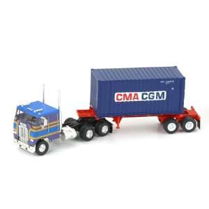    HO RTR COE w/Chassis & 20 Container, CMA/CGM #2 Toys & Games