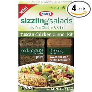 Sizzling Salads Dinner Kit, Tuscan Chicken, 12 Ounce (Pack of 4 