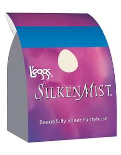 eggs Silken Mist Control Top, Sheer Toe Pantyhose 4 Pack   style 