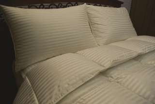 SUPERIOR 900TC Silk Goose Down King Comforter 750 Fill  