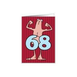  birthday guy   sixty eight Card Toys & Games