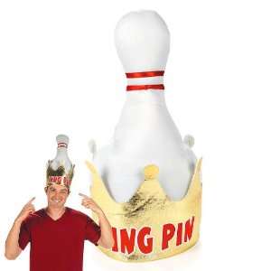  Plush King Pin Bowling Hat