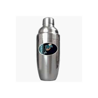   Dolphins Stainless 25 Ounce Steel Cocktail Shaker: Sports & Outdoors
