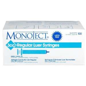 Disposable Syringes w/out Needles   100 ct 3 cc