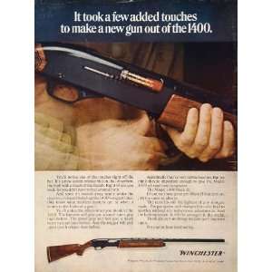  1969 Ad Winchester Model 1400 Mark II Shotgun Rifle 