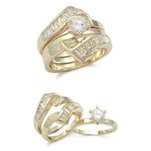   Rings   Simulated Diamond Cubic Zirconia Engagement and Wedding Rings