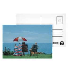  Sunshade (oil on canvas) by Simon Cook   Postcard (Pack of 