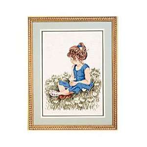  Daisy Girl Cross Stitch Chart by Janlynn: Office Products