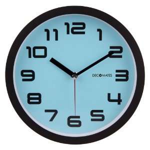    Ticking Silent Wall Clock   Color Block (Blue Frost): Home & Kitchen
