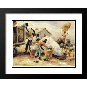  Thomas Hart Benton Framed and Double Matted Art 31x37 