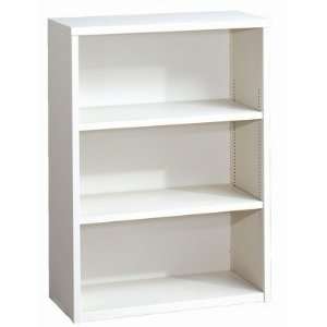   High Bookcase with 2 Adjustable Shelves Finish Metallic Champagne