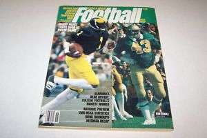 1981 COLLEGE FOOTBALL YEARBOOK magazine ANTHONY CARTER  