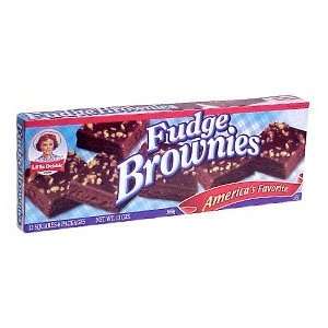 Little Debbie Snacks Fudge Brownies, 12 Count Box (Pack of 6)