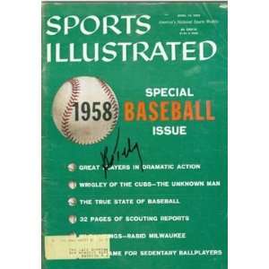  Bob Turley Autographed / Signed Sports Illustrated 