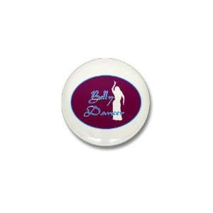  Maroon Belly Dancer Dance Mini Button by  Patio 