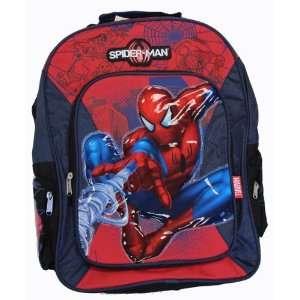   : Spider Man Full BackPack   SpiderMan Large School Bag: Toys & Games