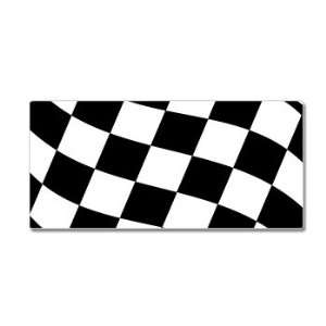   : Checkered Flag   Racing NASCAR   Window Bumper Sticker: Automotive