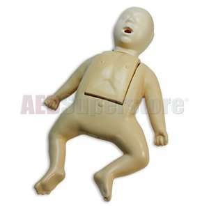 CPR Prompt (1 Pack) TAN Single Infant Manikin w/10 Lung Bags & Tool 
