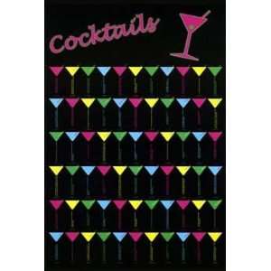 COCKTAIL RECIPES POSTER 24 X 36 #ST4186