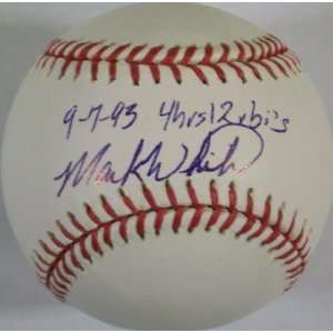  MLB St. Louis Cardinals Mark Whitten 9 7 93 Autographed 