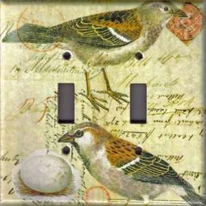  Birds Double Switch Plate