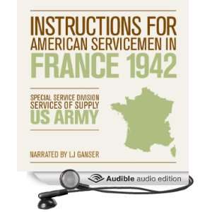  Instructions for American Servicemen in France 1942 