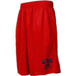  Nike USA Olympic Team Red 1894 Mesh Shorts: Sports 