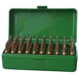   Flip Top Rifle Ammo Box .222 to .222 Mag (Green): Sports & Outdoors