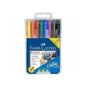 Creative Studio Multi Mark Superfine Pens 8/Pkg Assorted Colors: Arts 