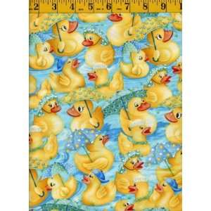  Quilting Fabric Creatures and Critters Rubber Ducks Arts 